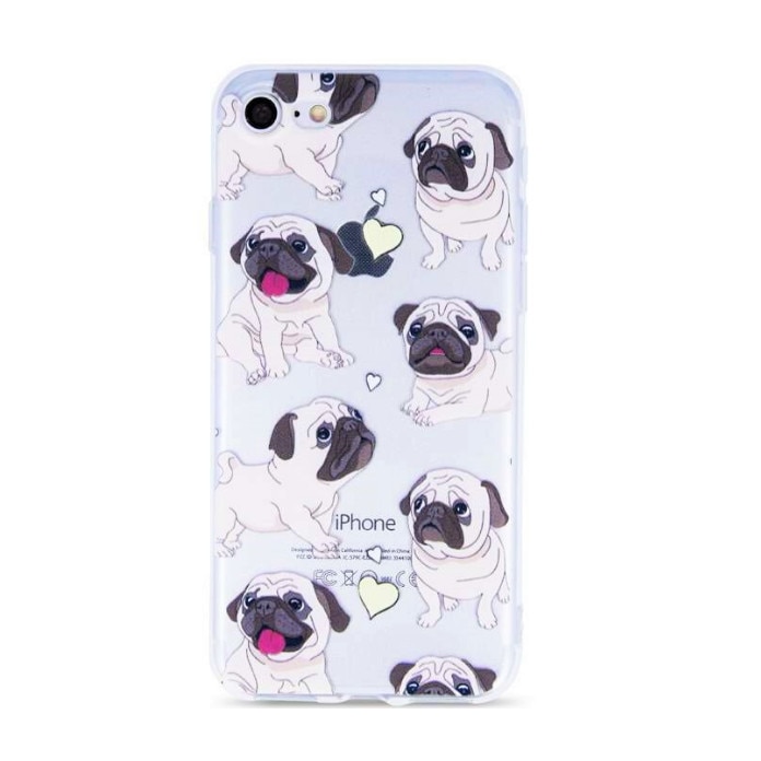 Husa TPU transparenta Happy Dog pentru Samsung S10e