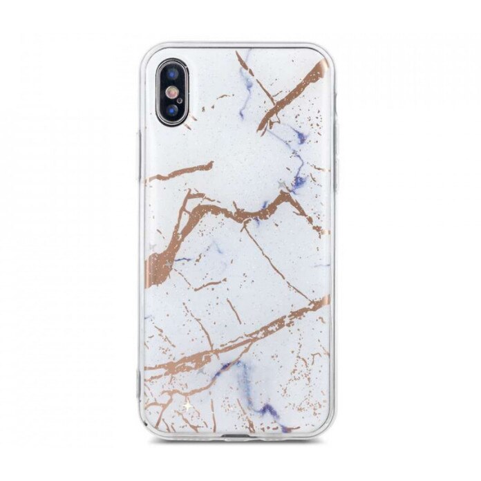 Husa Marble pentru Samsung Galaxy S9 Alb