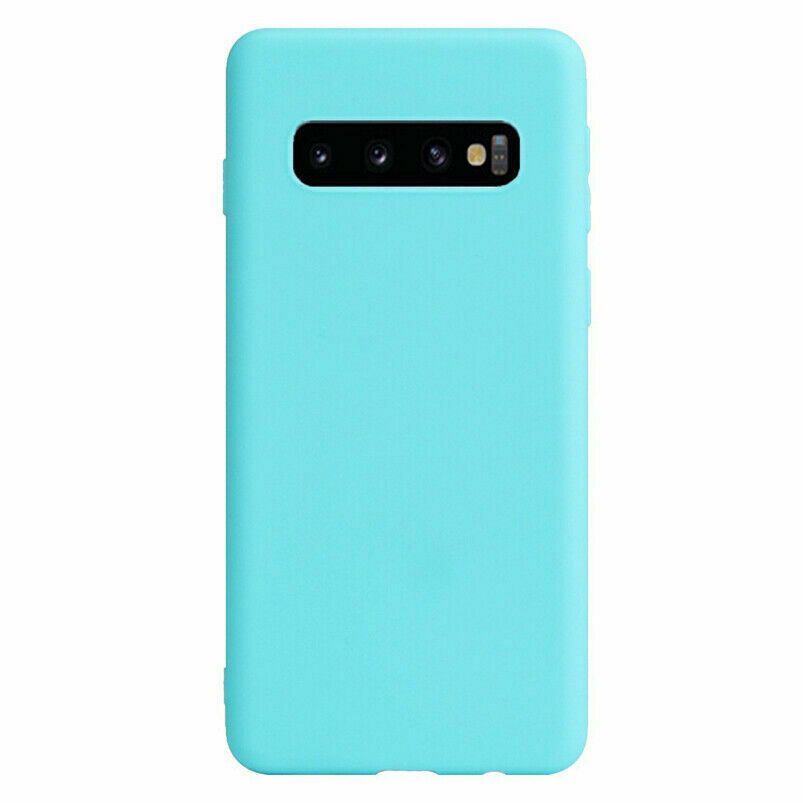 Husa Matt TPU pentru Samsung Galaxy S10, Turcoaz