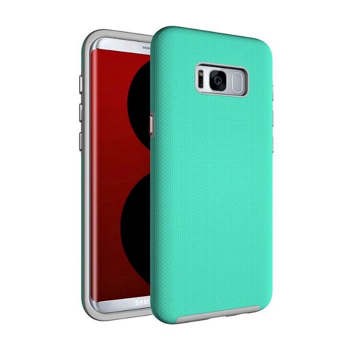 Husa Rugged din silicon pentru Samsung Galaxy S8 Plus, Verde