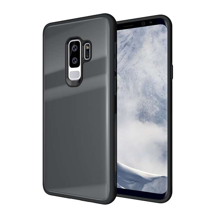 Husa cu spate de sticla pentru Samsung Galaxy S9 Plus , Gri