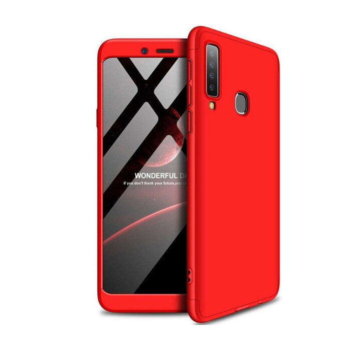 Husa protectie 360 GKK pentru Samsung Galaxy A9 2018 Rosu
