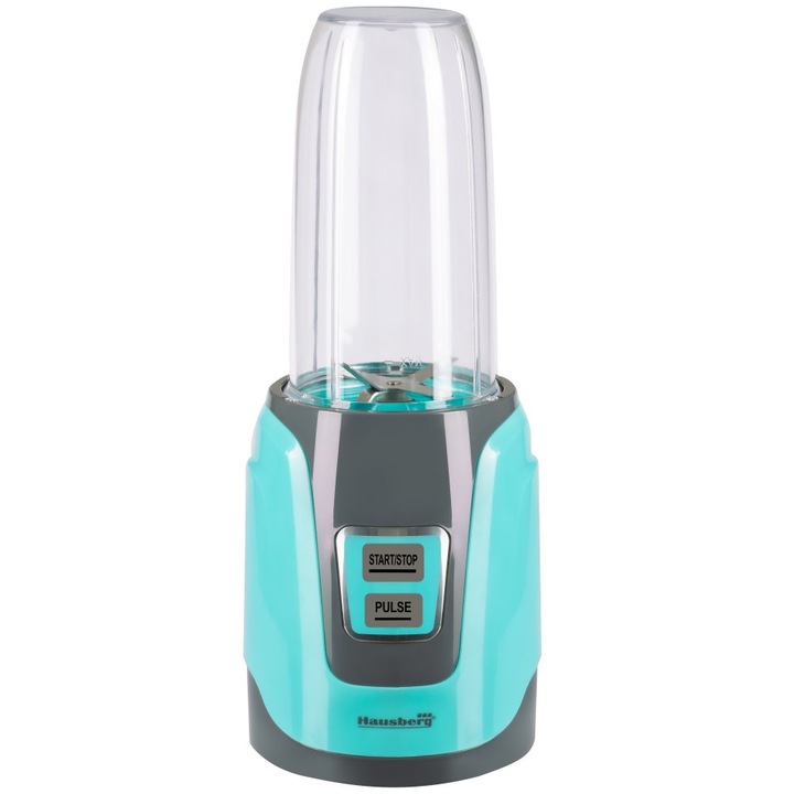 Блендер Hausberg HB-7675BL, 1000W, 1000ml, Меден мотор, Син