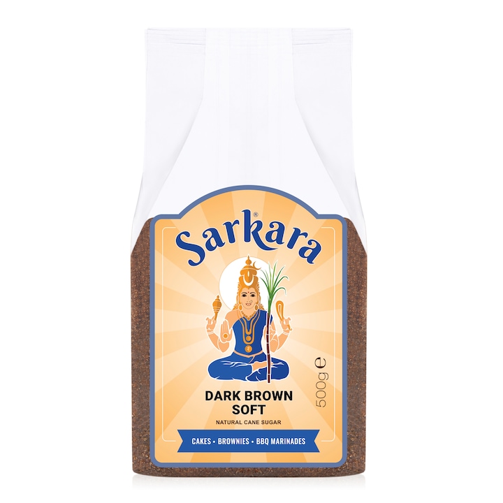 Zahar Dark Brown Soft 500g Sarkara