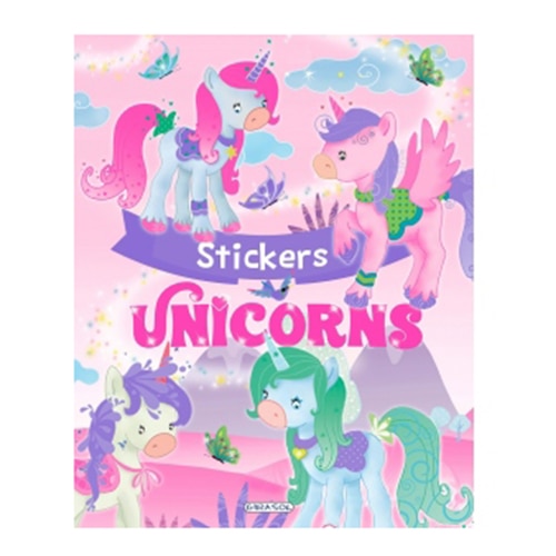 Unicorns stickers (bleu)
