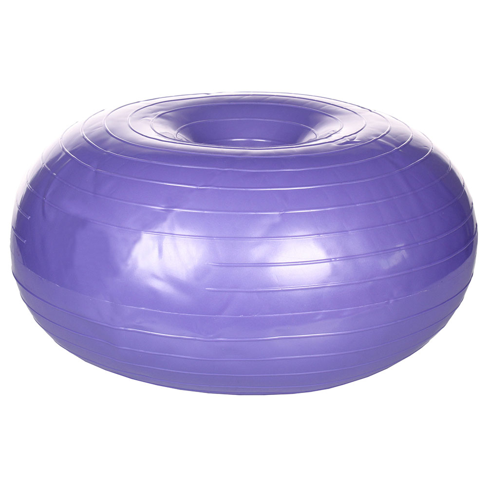 Minge Merco Yoga Donut, violet, diametru 50cm, include pompa