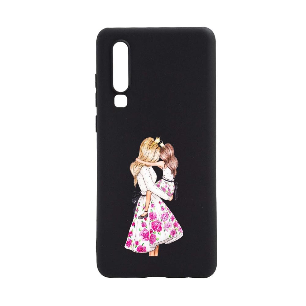 Husa Huawei P30, Super mommy, rezistenta la uzura, anti-alunecare, din silicon Premium, B554