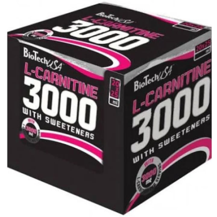 l-carnitina fiole biotech L-Carnitine Better Through Biology free workout supplement for women and men Biotech USA - L-Carnitine 100.000