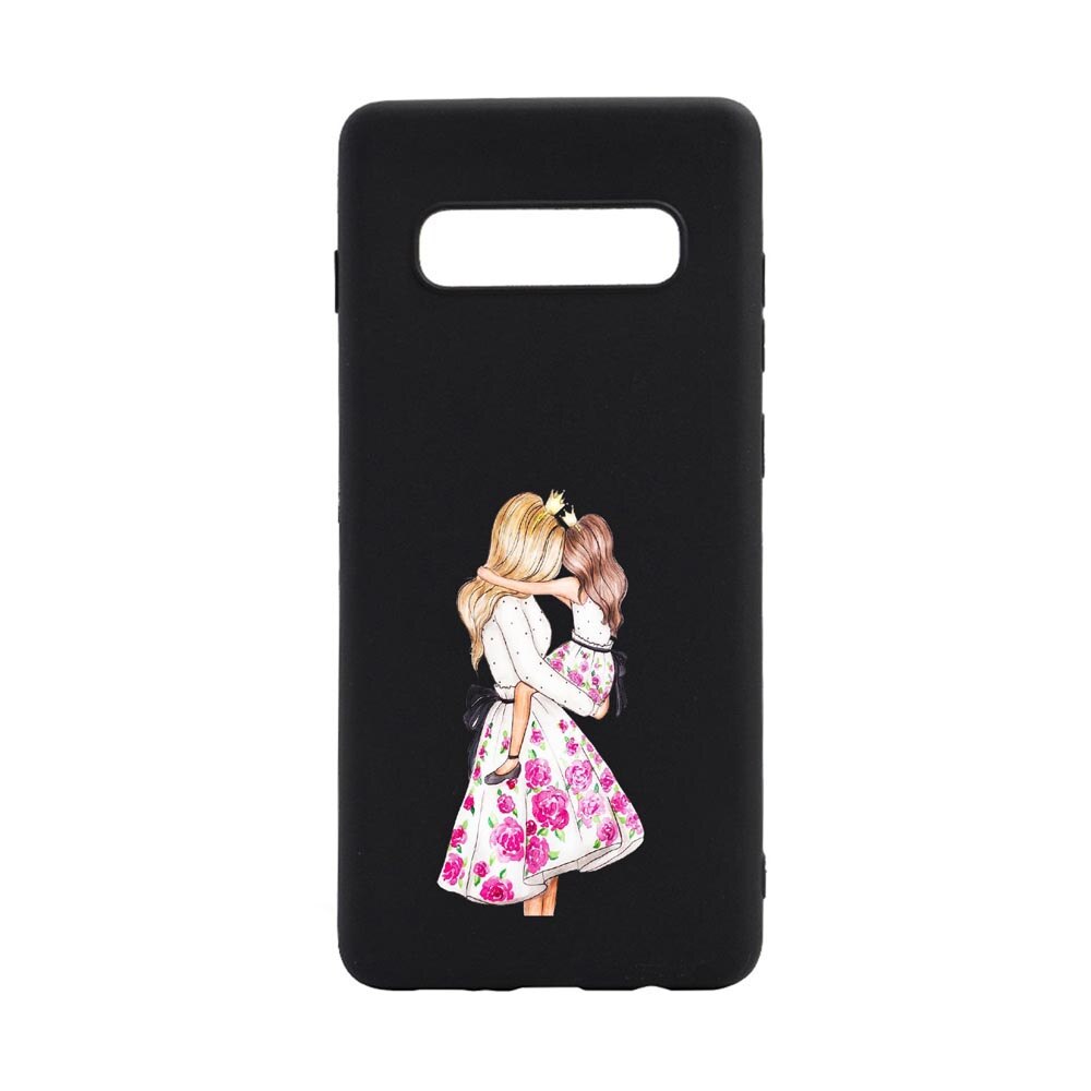 Husa Samsung Galaxy S10, Super mommy, rezistenta la uzura, anti-alunecare, din silicon Premium, B554