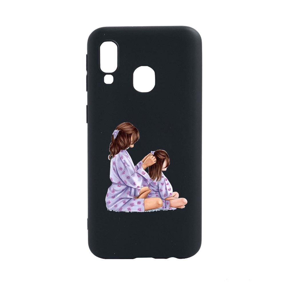Husa Samsung Galaxy A40, Mommy's Girl, rezistenta la uzura, anti-alunecare, din silicon Premium, B553