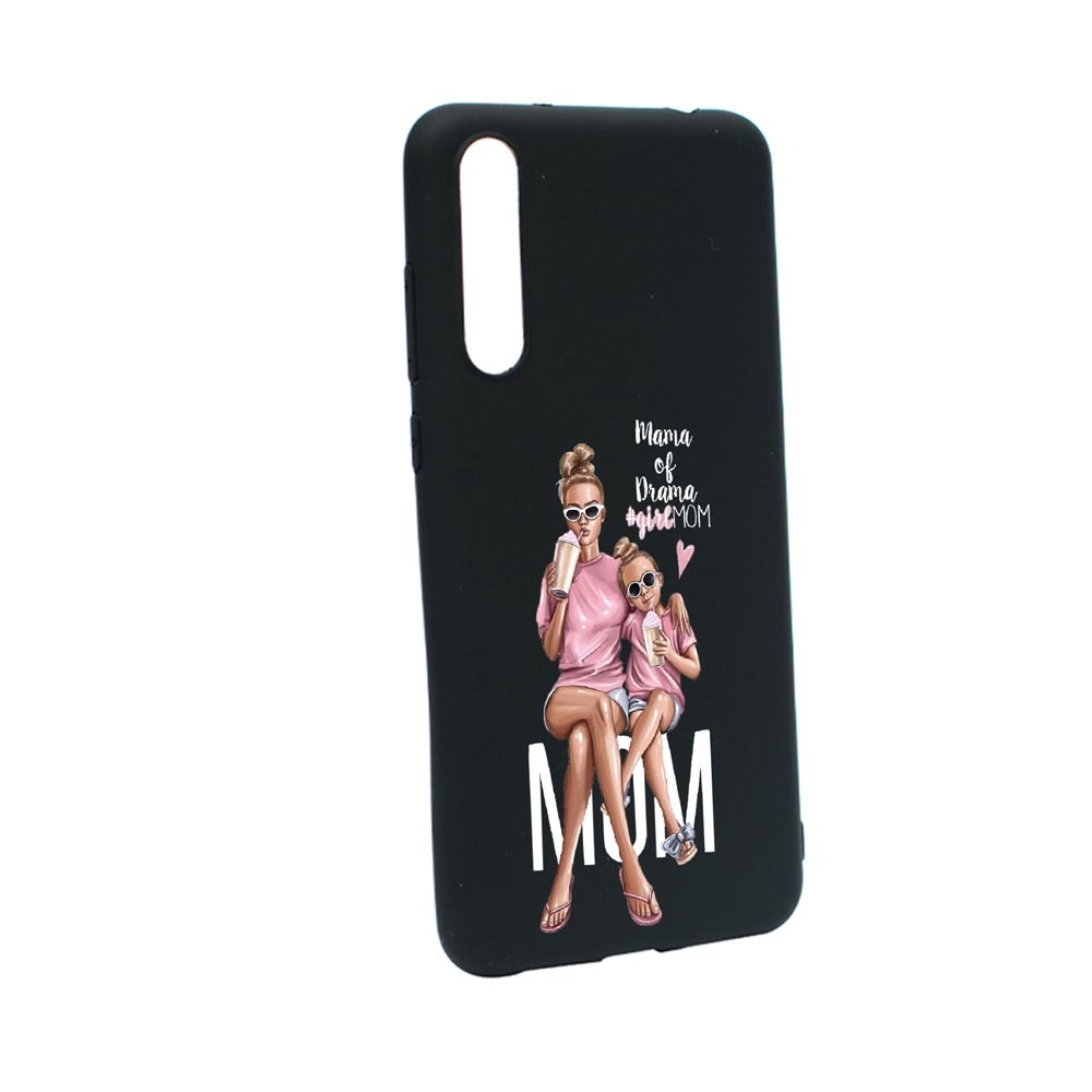 Husa Samsung Galaxy A70 / A70s, Girl + Mom, rezistenta la uzura, anti-alunecare, din silicon Premium, B558