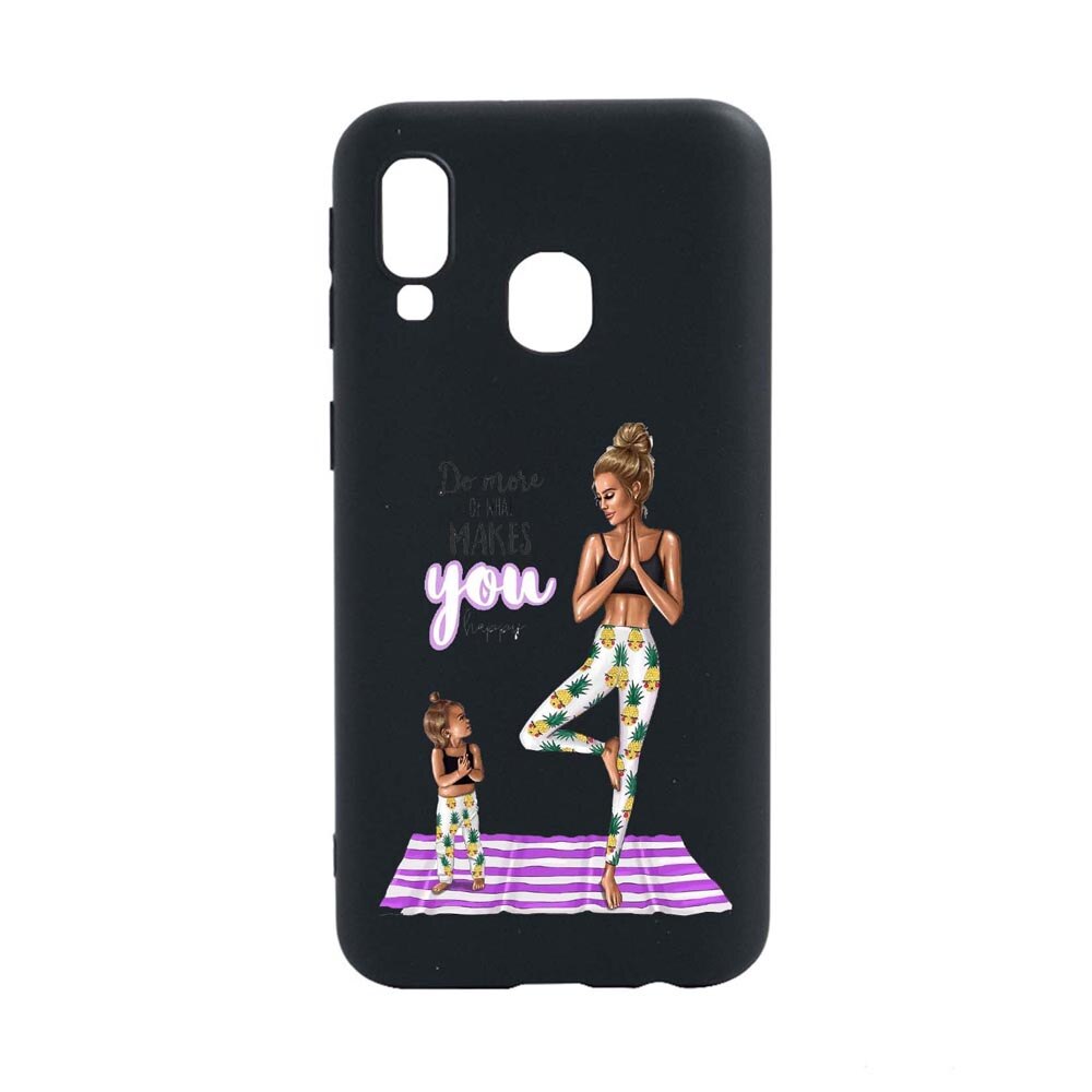 Husa Huawei P Smart 2019 / Honor 10 Lite, Girl + Mom, rezistenta la uzura, anti-alunecare, din silicon Premium, B560