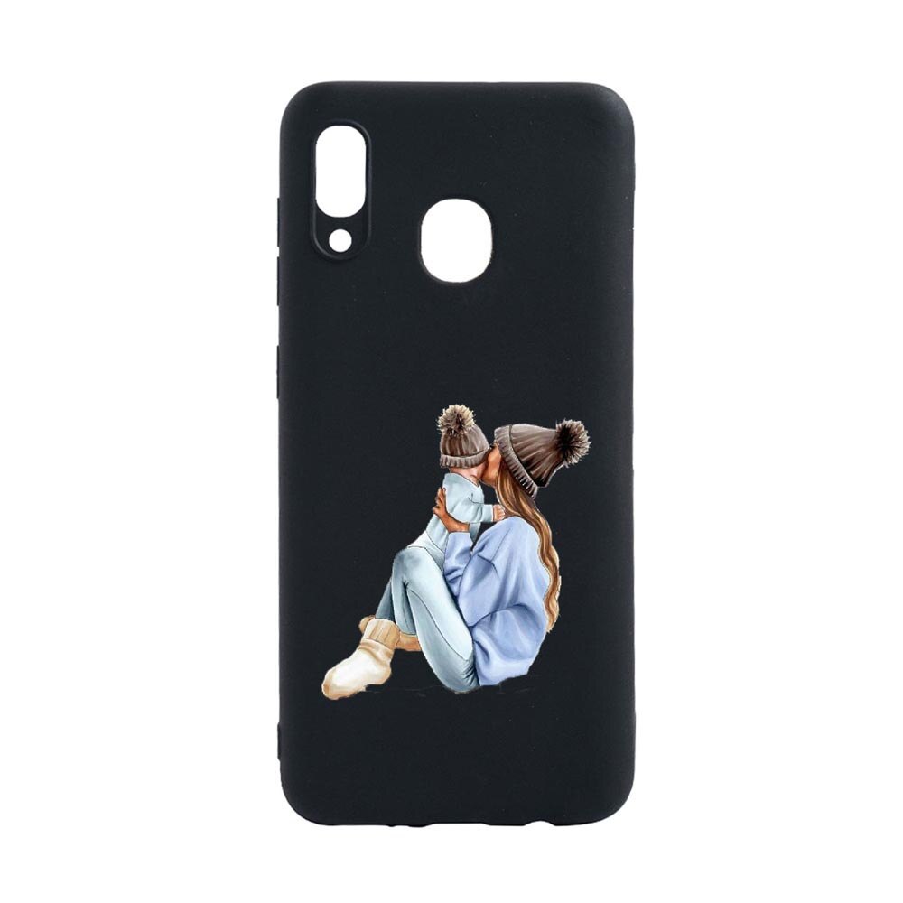 Husa Samsung Galaxy A30, Girl Mom, rezistenta la uzura, anti-alunecare, din silicon Premium, B562