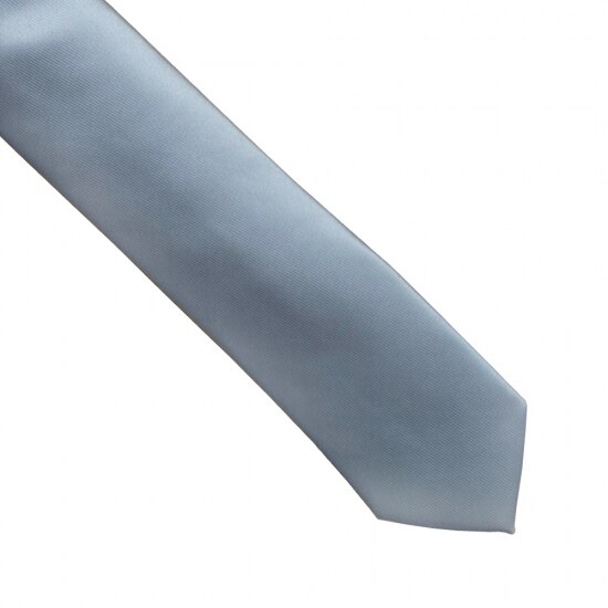 Cravata lata, Onore, microfibra, gri deschis, 145 x 8 cm