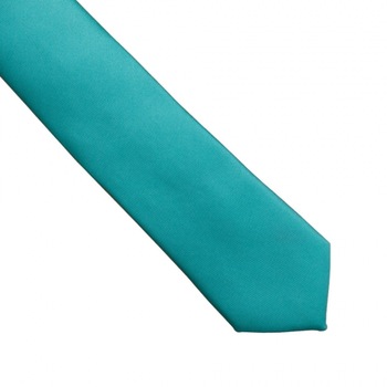 Cravata lata, Onore, microfibra, turcoaz, 145 x 8 cm Cravata lata, Onore, microfibra, turcoaz, 145 x 8 cm