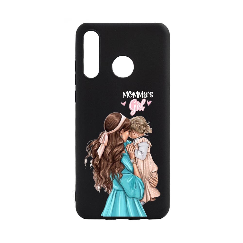 Husa Huawei P30 Lite, Mom's Life, rezistenta la uzura, anti-alunecare, din silicon Premium, B555