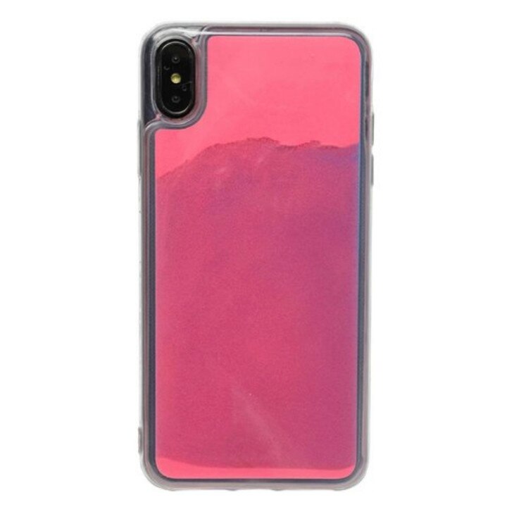 Husa Glow in the Dark pentru iPhone X / XS Pink