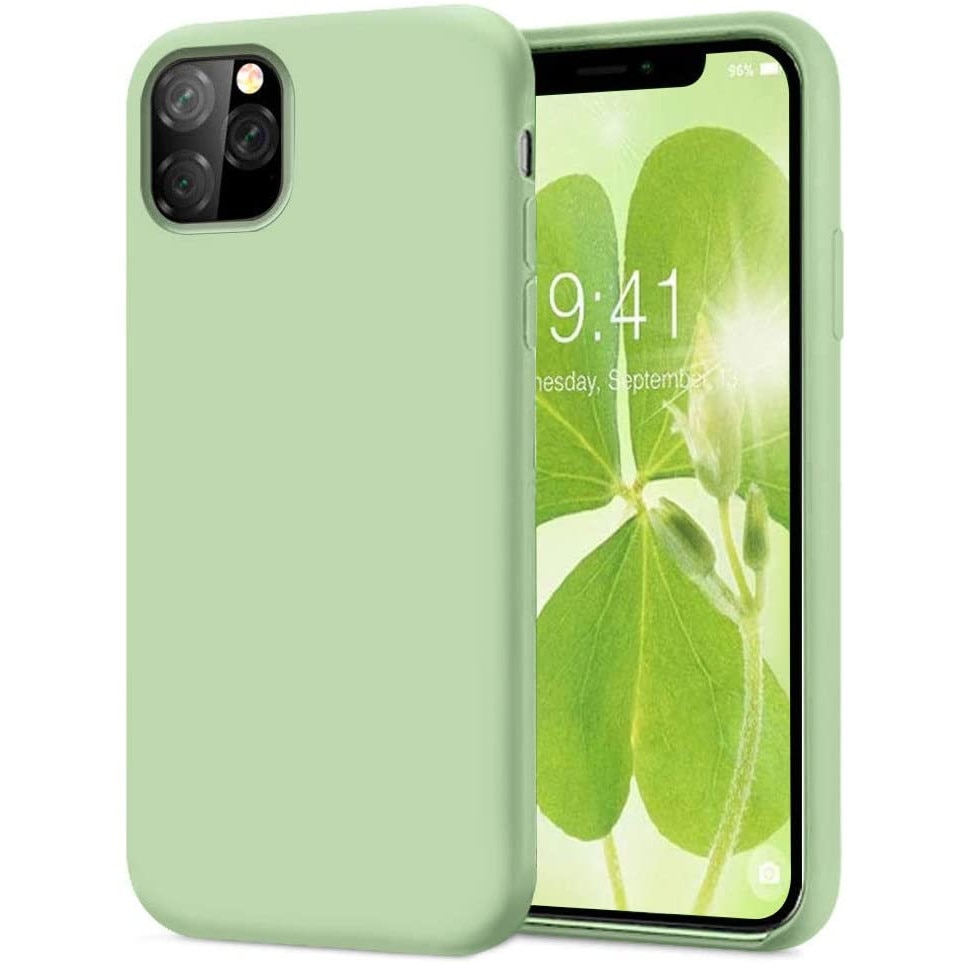 Husa protectie iPhone 11, X-level® PREMIUM, ultra slim, silicon Verde, interior din microfibra
