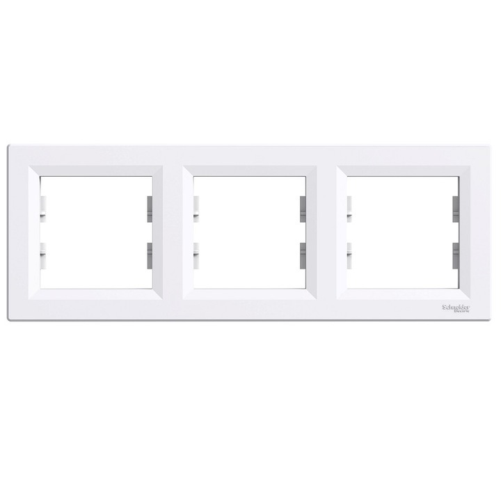 Tripla váz Schneider Electric, Asfora, Fehér