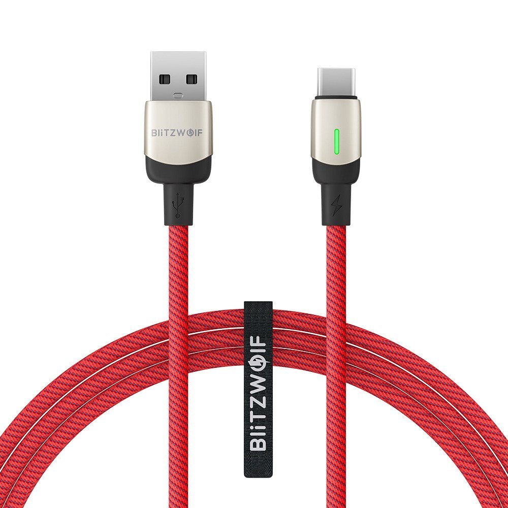 Cablu Blitzwolf Bw-Tc21 Usb-C Cable 3A 2M Rosu