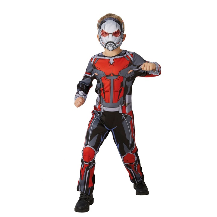 Ant-Man jelmez gyerekeknek, S méret, 3-4 év, piros