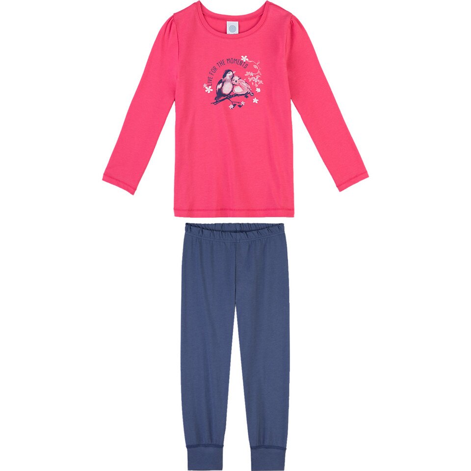 Pijama fete Sanetta, roz/albastru, marimea 140 cm