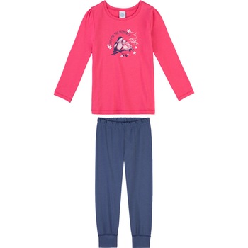 Pijama fete Sanetta, roz/albastru, marimea 140 cm Pijama fete Sanetta, roz/albastru, marimea 140 cm