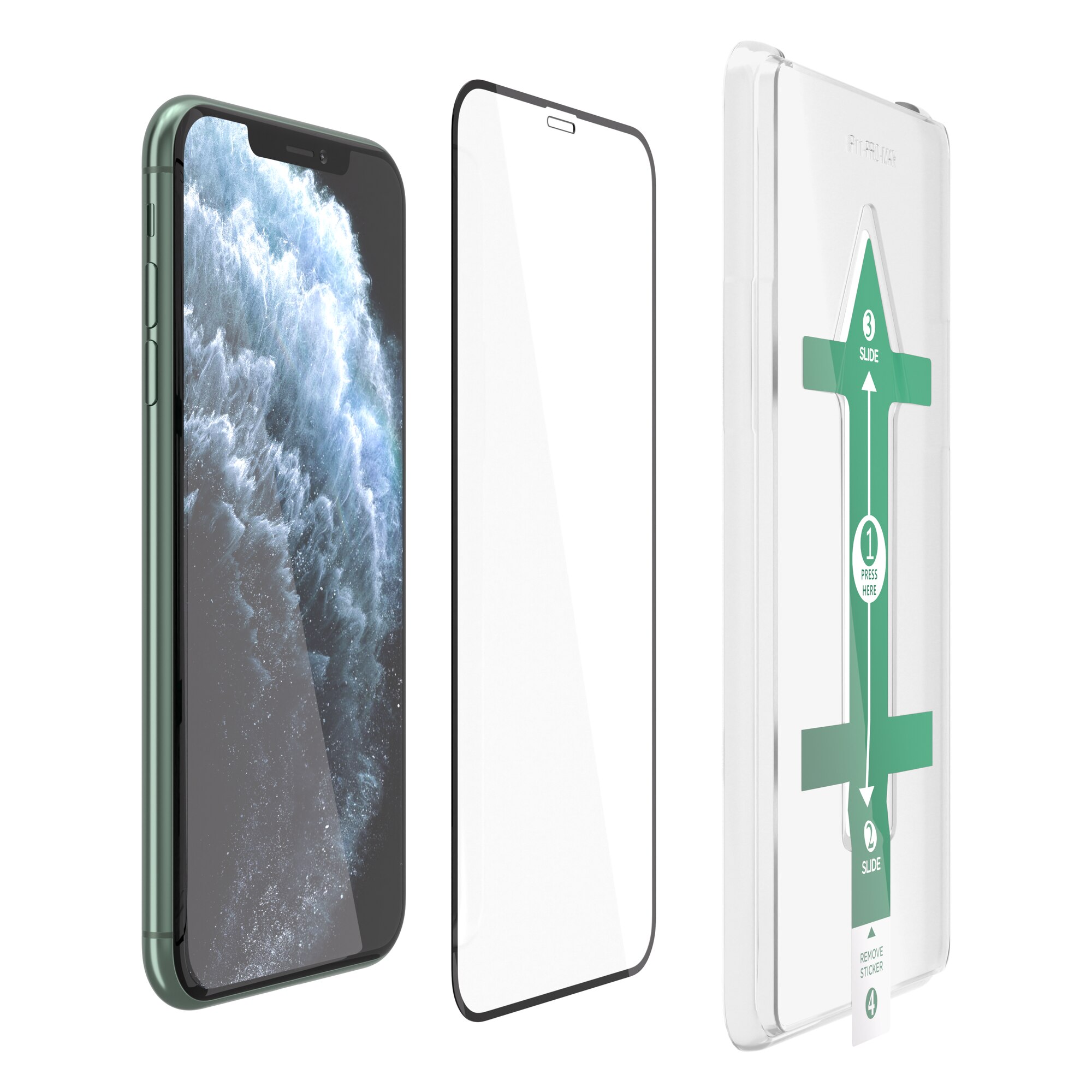 Folie protectie NEXT ONE 3D Glass Compatibil cu iPhone 11 Pro