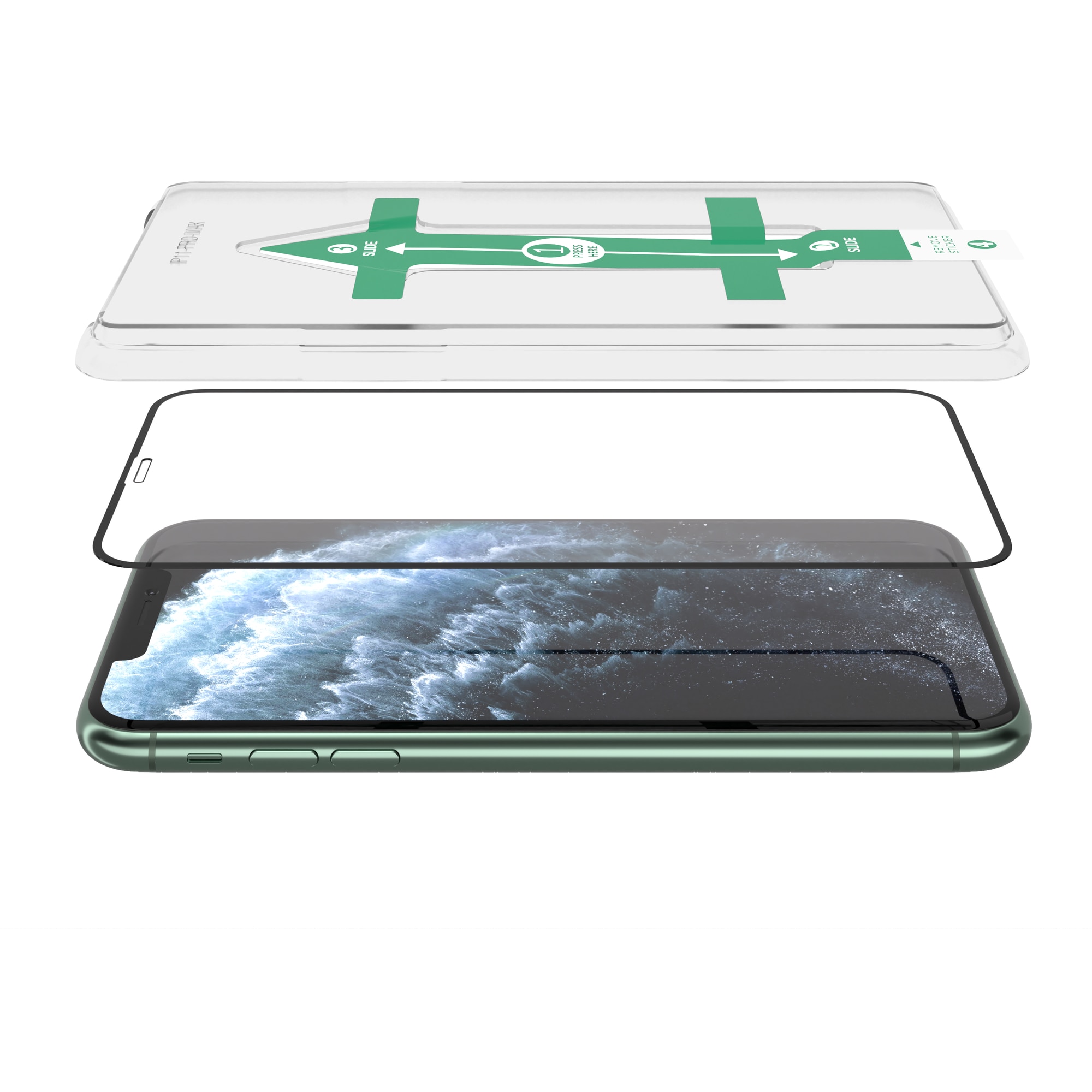 Folie protectie NEXT ONE 3D Glass Compatibil cu iPhone 11 Pro