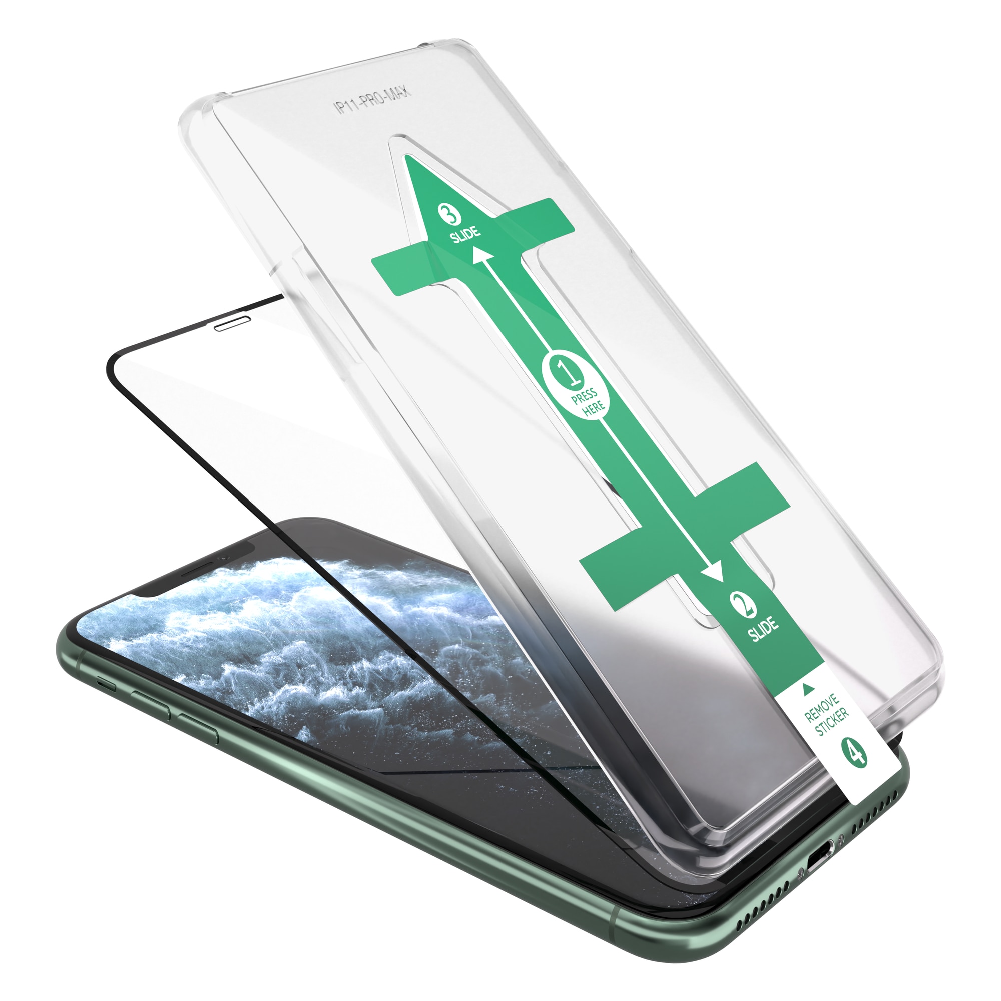 Folie protectie NEXT ONE 3D Glass Compatibil cu iPhone 11 Pro