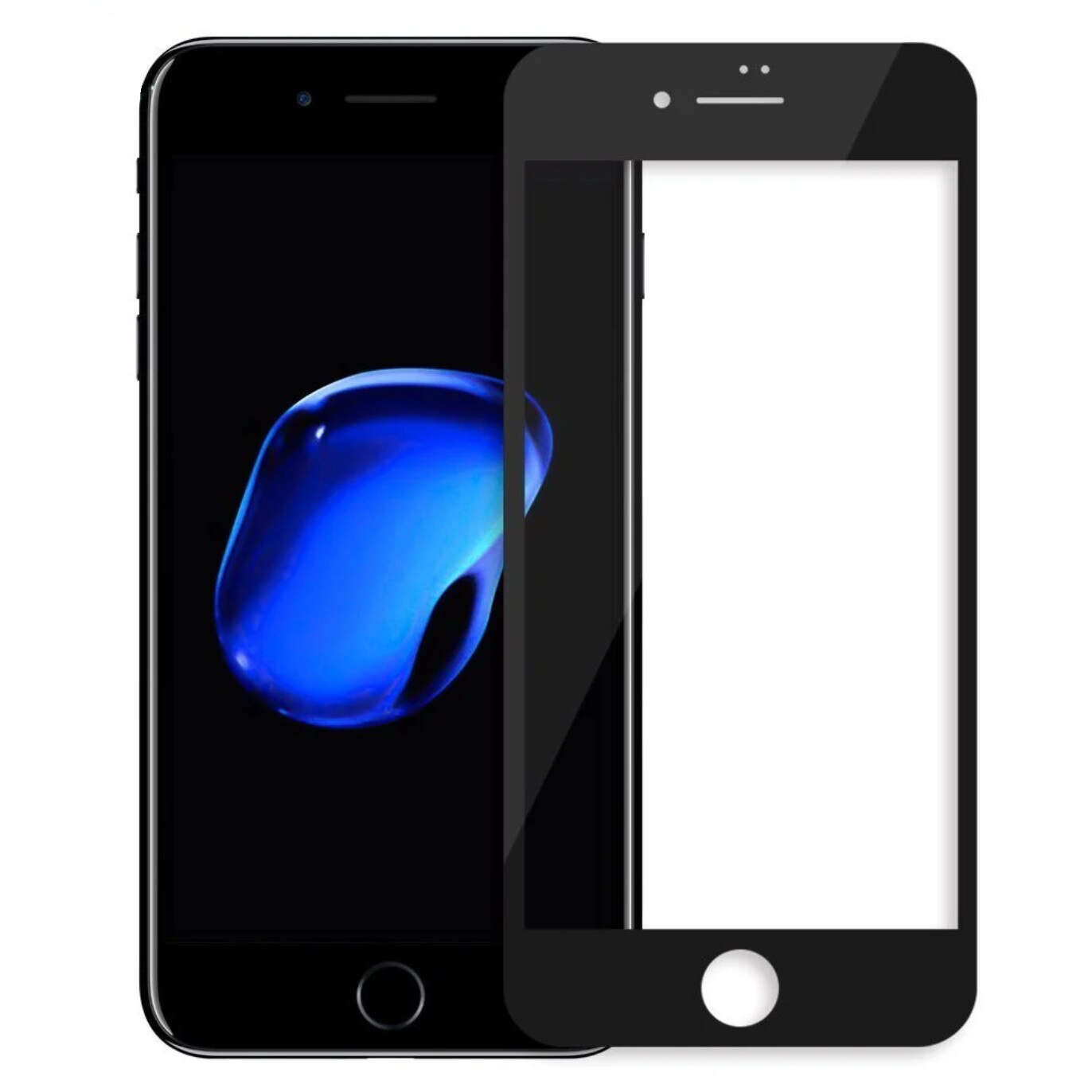Folie de sticla securizata cu aplicator NEVOX 3D NevoGlass+ pentru Apple iPhone SE 2 / 8 / 7