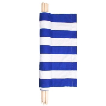 Paravan pentru plaja pliabil 12 m navy stripes Springos Paravan pentru plaja pliabil 12 m navy stripes Springos