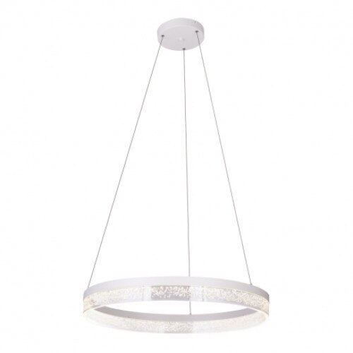 Suspensie, Globo SMITTY 68225-36, metal alb, acrilcu bule transparente, D: 600, H: 1200, inclusiv 1xLED 36W 230V, sursa 3600lm, iesire 2600lm, 4000K