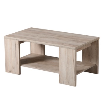 Masuta de cafea iMK®, fixa, dreptunghiulara, PAL melaminat, stejar gri, 90.5 x 50.5 x 41.5 cm Masuta de cafea iMK®, fixa, dreptunghiulara, PAL melaminat, stejar gri, 90.5 x 50.5 x 41.5 cm