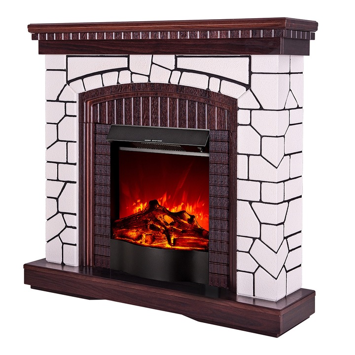 Semineu electric Natali cu Corsica, Dimensiuni 1040x1100x300 mm