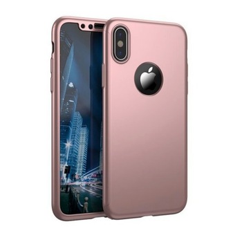 Husa 360 pentru iPhone X Rose Gold Husa 360 pentru iPhone X Rose Gold