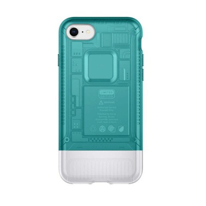 Husa Retro pentru iPhone 7+ Mint Green