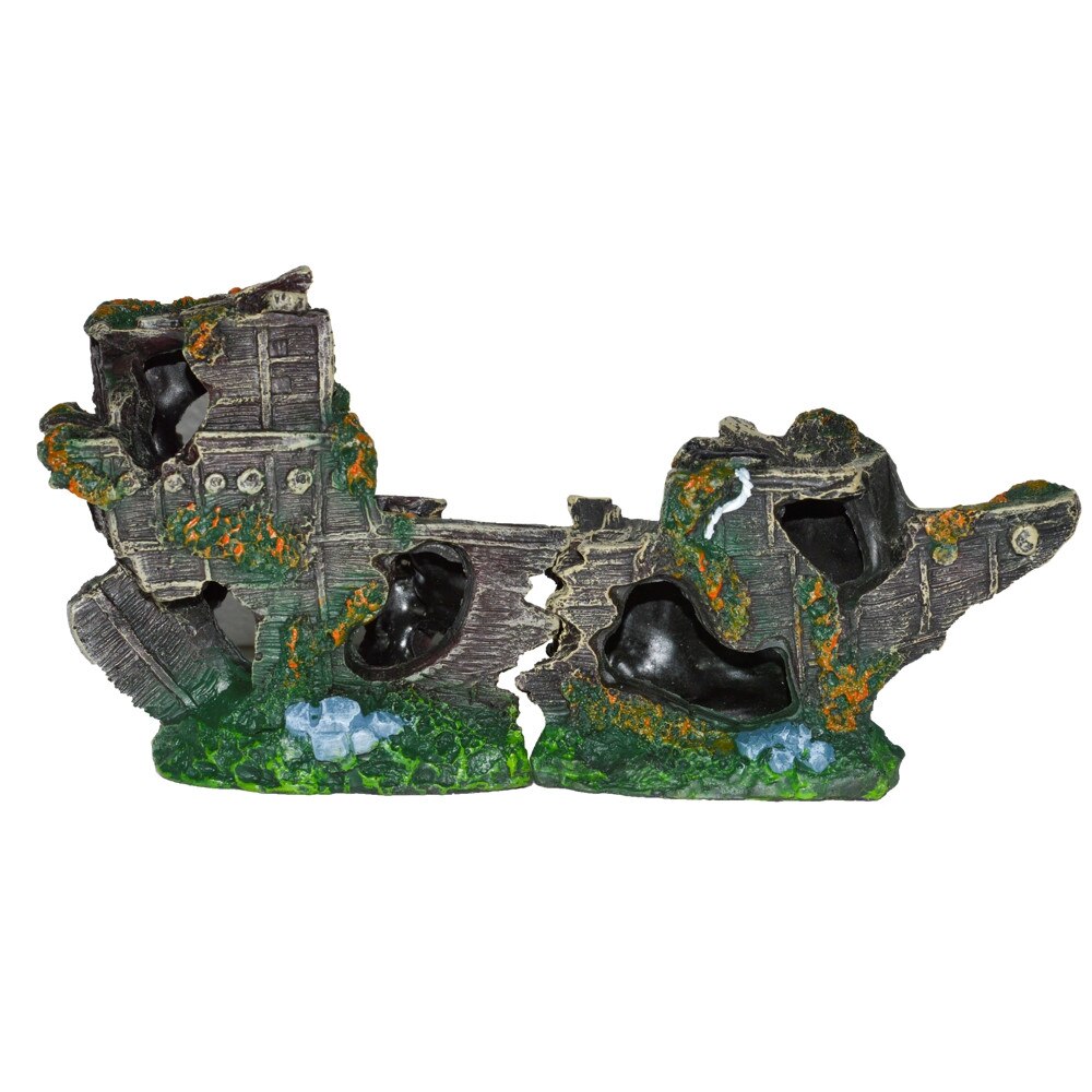 Decor acvariu epava veche