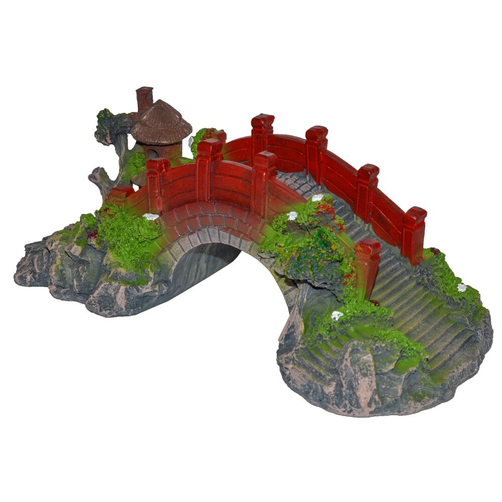 Decor acvariu pod XL rosu 29cm