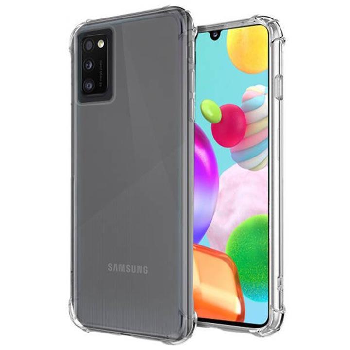 Husa Samsung Galaxy A41 TPU G-Tech Antishock Transparenta