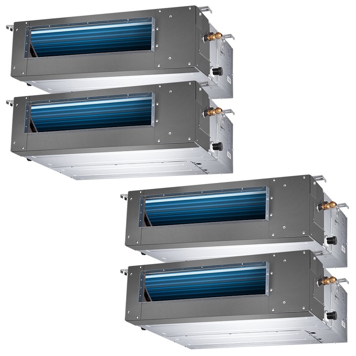 Aer conditionat Multisplit Duct Vivax ACP-36COFM105AERI / 3x ACP-12DT35AERI + ACP-18DT50AERI, R32, Inverter, Clasa A++, Pompa de drenaj incorporata, Auto Restart, Autodiagnoza, Autocuratare