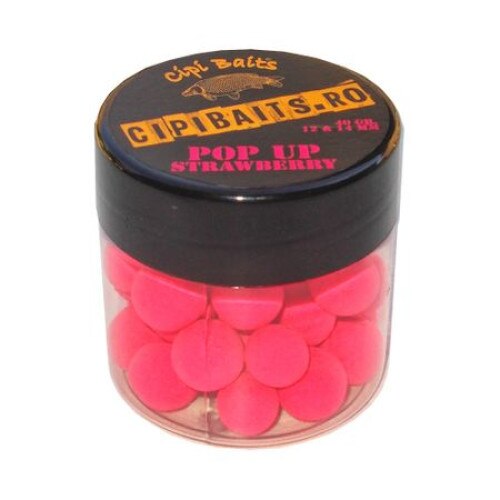 Pop - Up Capsuna (Strawberry), Cipi Baits, gramaj 40 gr, 12-14mm
