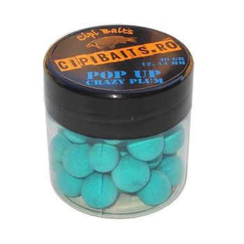 Pop - Up Crazy Plum, Cipi Baits, gramaj 40gr, 12-14mm Pop - Up Crazy Plum, Cipi Baits, gramaj 40gr, 12-14mm