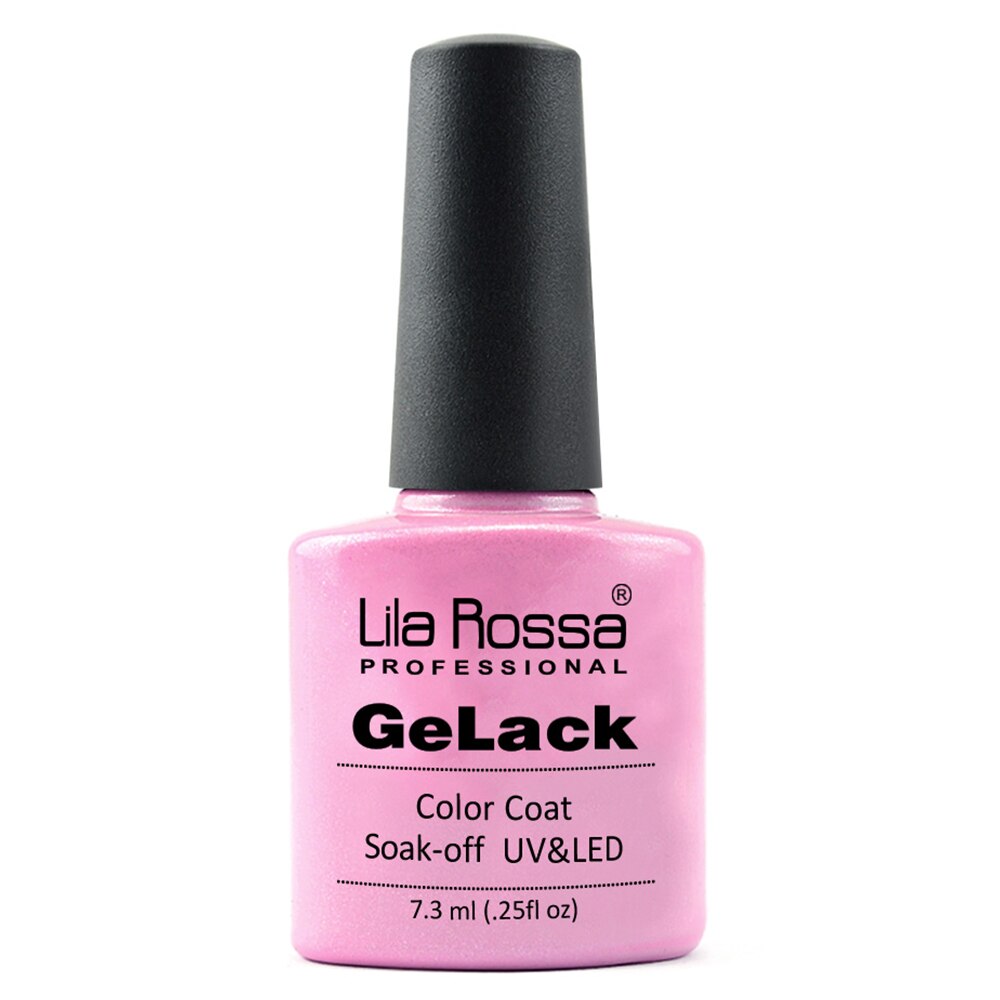 Oja semipermanenta, Lila Rossa Gelack, 038 Hot Pink Sclipici, 7.3 ml