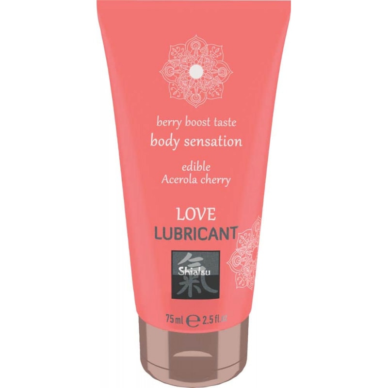 Lubrifiant comestibil cu aroma de cirese acerola Shiatsu 75 ml