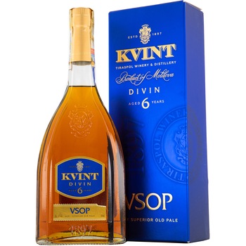 Brandy Kvint VSOP 6 Ani, 40%, 0.5l Brandy Kvint VSOP 6 Ani, 40%, 0.5l