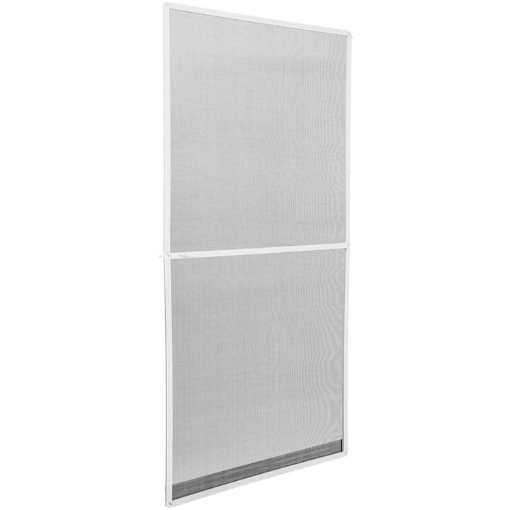 Kamat ajtóra szerelhető rovarháló, zsanérokon ,90x200 cm, félig összeállítva, fehér