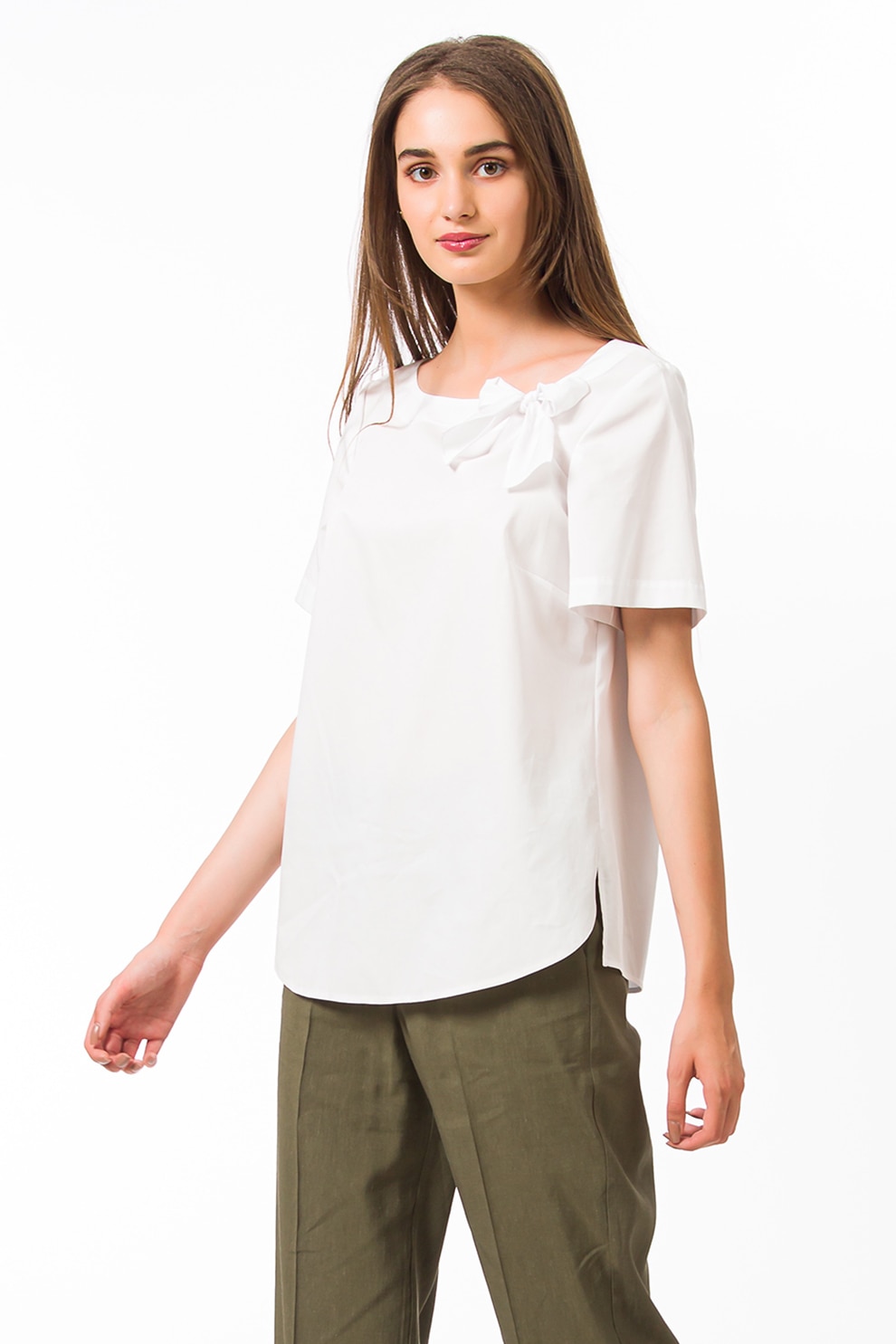 Sense, Bluza cu maneci scurte, Alb