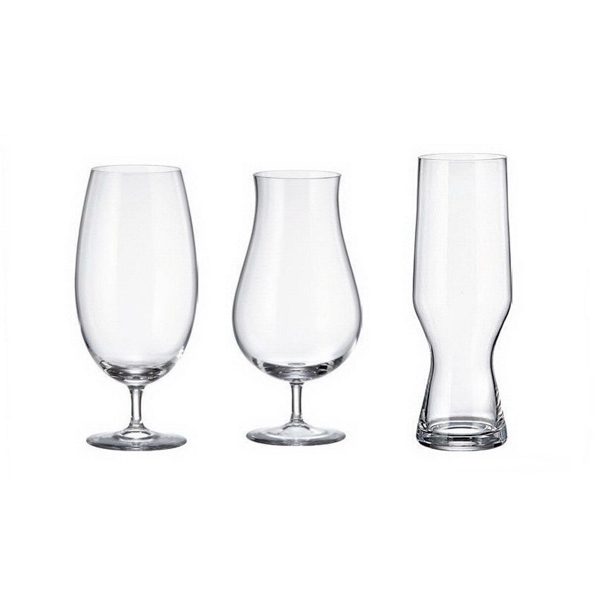 Set 6 pahare BOHEMIA CRYSTALITE BEERCRAFT pentru bere