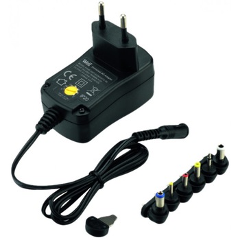 Alimentator universal in comutatie Well, 600 mA, 6 mufe Alimentator universal in comutatie Well, 600 mA, 6 mufe